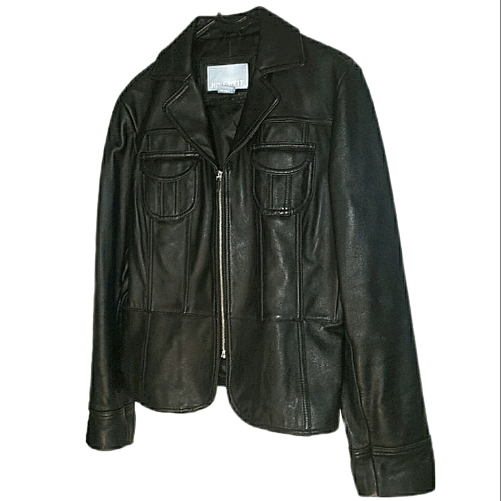 Chic Vintage 90's Nine West Genuine Leather Jacket